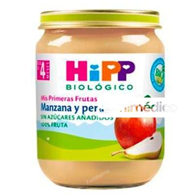 POTITO MANZANA Y PERA 4MESES 125GR. BIO S/A HIPP