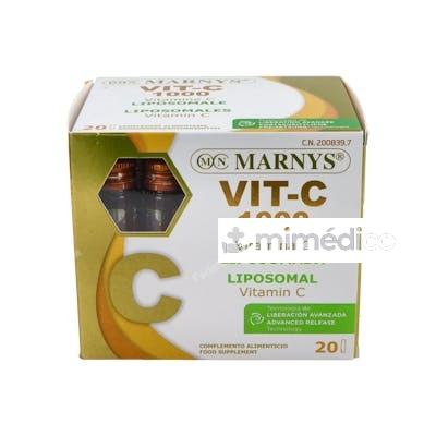 VIT C 1000 VITAMINA C LIPOSOMADA 20AMP. MARNYS