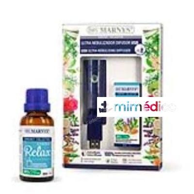 PACK USB ULTRA NEBULIZADOR+SYNERGY RELAX 30ML. MARNYS