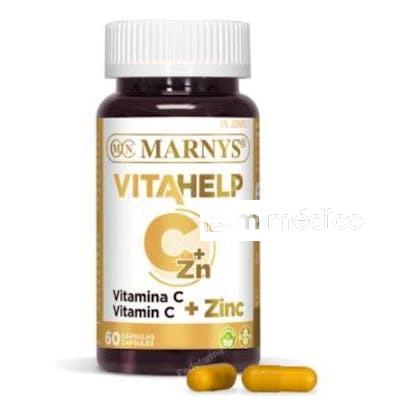 VITAHELP VIT. C + ZINC 500MG/50MG 60CAP. MARNYS