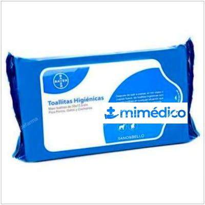 TOALLITAS LIMPIADORAS 35UD. SANO &AMP; BELLO ELANCO (BAYER) VETERINARIA