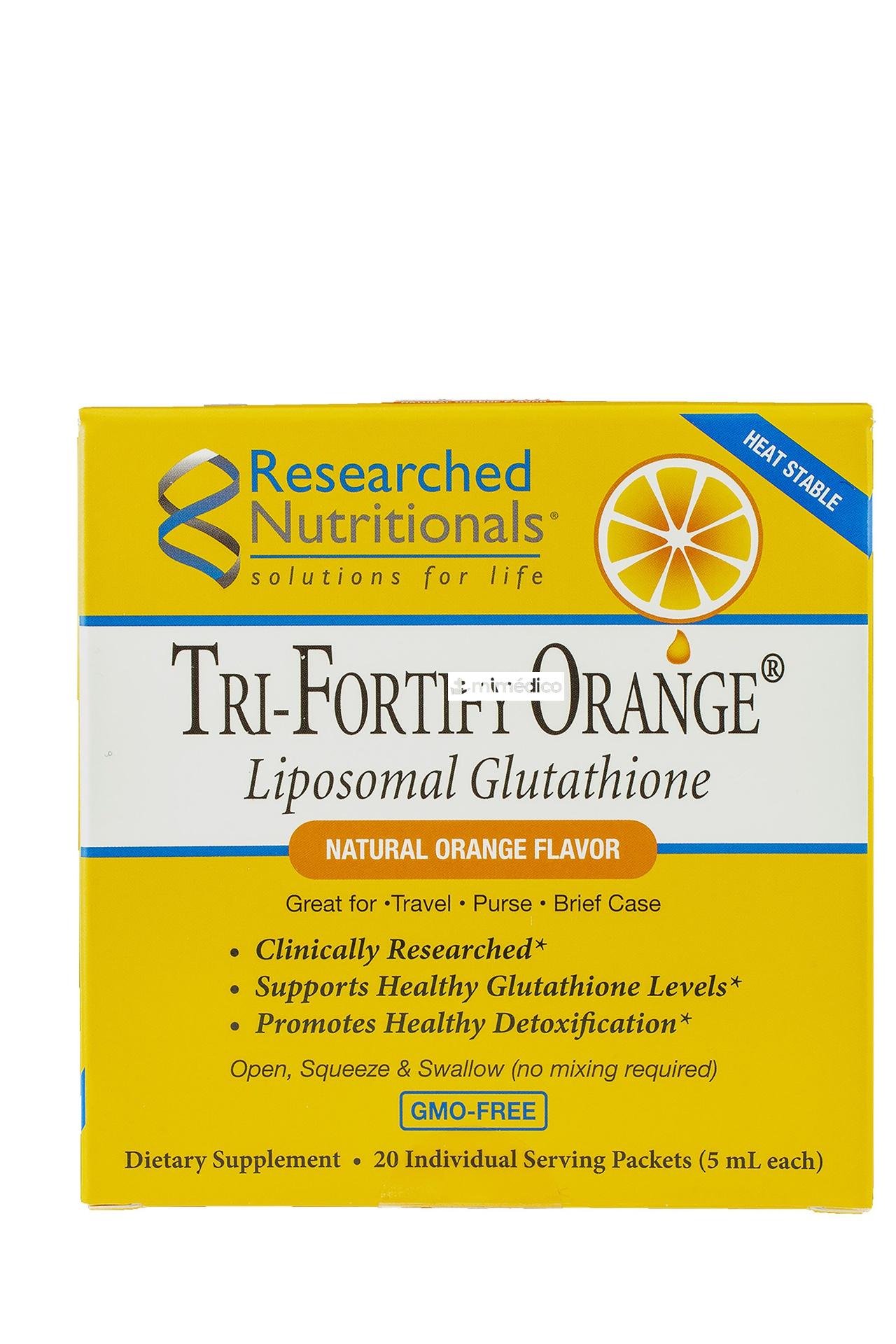 TRI-FORTIFY ORANGE IN PACKS 20 PACKS NUTRINED