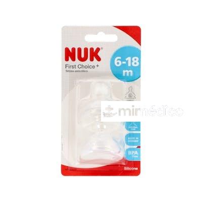 TETINA FC+ FLOW CONTROL 6-18 SILICONA 2UD. NUK