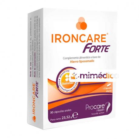 IRONCARE FORTE 30 CAPSULAS PROCARE HEALTH