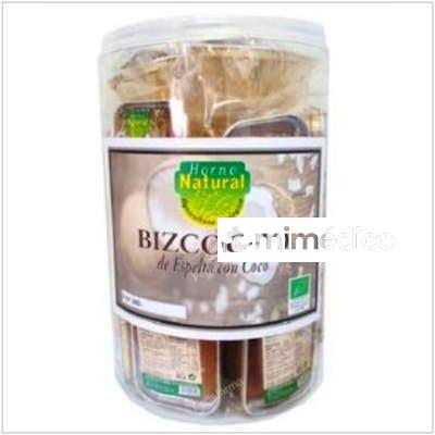 BIZCOCHOS DE ESPELTA CON COCO CILINDRO 18UDS. ECO HORNO NATURAL