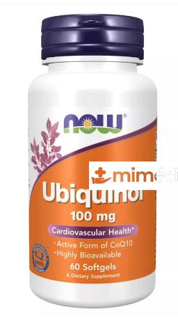 UBIQUINOL (KANEKA UBIQUINOL) 100MG 120 CAPS NOW FOODS