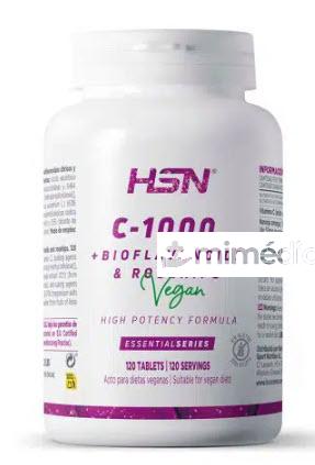 VITAMINA C 1000 MG. CON BIOFLAVANOIDES Y ROSA MOSQUETA 120 COMP. DE HSN