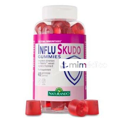 INFLU SKUDO FRUTA 40GUMMIES NATURANDO