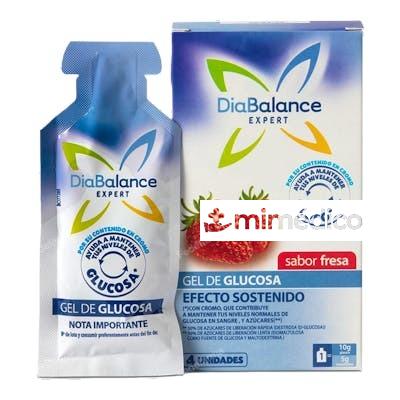 DIABALANCE GEL GLUCOSA EFECTO SOSTENIDO FRESA 4UD. DIABALANCE