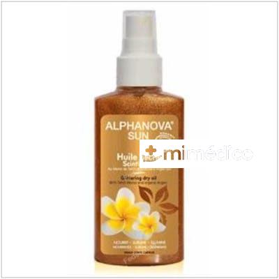 ACEITE SECO RADIANTE CON PURPURINA 125ML. BIO ALPHANOVA
