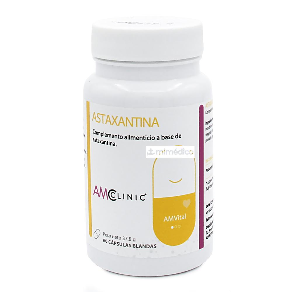 AMCLINIC ASTAXANTINA 6 MG 60 CAPSULAS AMCLINIC