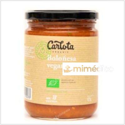 BOLONESA 425GR. ECO SG VEGAN CARLOTA ORGANIC