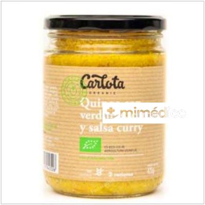QUINOA CON VERDURAS CURCUMA Y CURRY 425GR. ECO SG CARLOTA ORGANIC