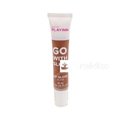 INGLOT PLAYINN GO WITH GLOW LIP GLOSS NUDE 21. INGLOT