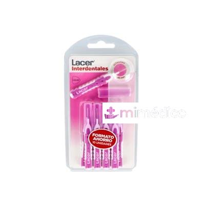 INTERDENTAL LACER ULTRAFINO RECTO ROSA 10UD. LACER