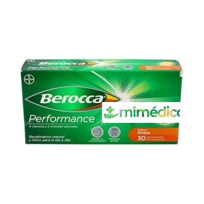 BEROCCA PERFORMANCE NARANJA 30COMP. EFERV. BAYER