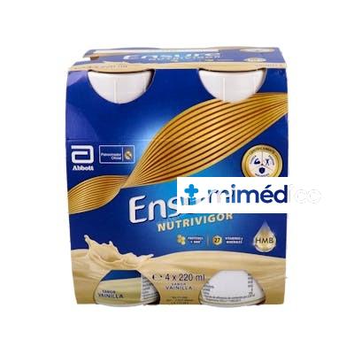 ENSURE NUTRIVIGOR VAINILLA 4X220ML. ENSURE