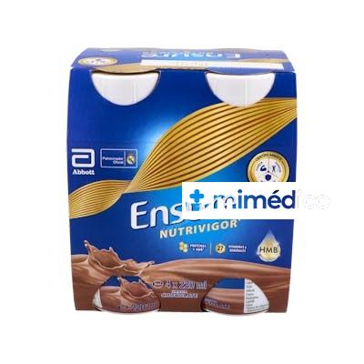 ENSURE NUTRIVIGOR CHOCOLATE 4X220ML. ENSURE