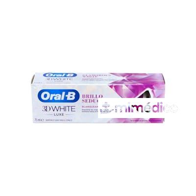 PASTA 3D WHITE LUXE BRILLO SEDUCTOR 75ML. ORAL B