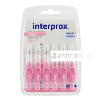 CEPILLO INTERDENTAL INTERPROX 4G NANO 6UD. DENTAID