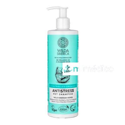 CHAMPU ANTIESTRES PARA MASCOTAS 6UDSX400ML. WILDA VETERINARIA