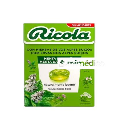 RICOLA CARAMELOS MENTA MONTAÑA 50GR. SIN AZUCAR RICOLA