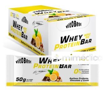 WHEY PROTEIN BAR BARRITAS CHOCO-LIMON 20UDS.** VITOBEST