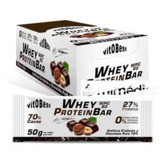 BARR. WHEY BAR TORREBLANCA CHOCO PURO (20 UDS.) VITOBEST