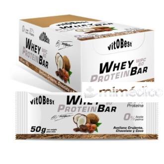 BARR. WHEY BAR TORREBLANCA CHOCOLATE COCO (20 UDS.) VITOBEST