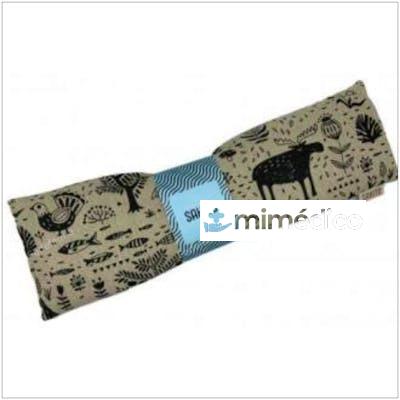 SACO TERMICO CERVICAL SEMILLAS ANIMALES 42X13 1UD SAKITO
