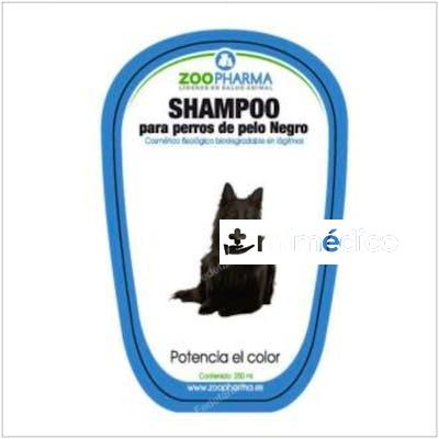 CHAMPU PELO NEGRO PERROS 250ML. ZOOPHARMA VETERINARIA