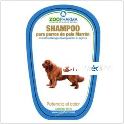 CHAMPU PELO MARRON PERROS 250ML. ZOOPHARMA VETERINARIA