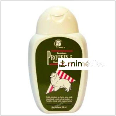 CHAMPU PROTEINA 5 PERROS 250ML. RING 5 VETERINARIA