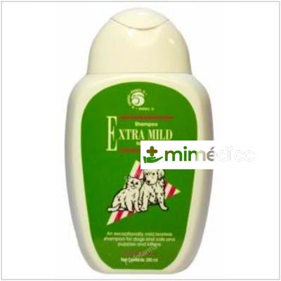 CHAMPU HIPOALERGENICO PERROS Y GATOS 250ML. RING 5 VETERINARIA