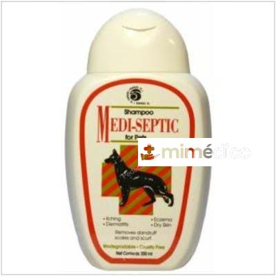 CHAMPU MEDI-SEPTIC MASCOTAS 250ML. RING 5 VETERINARIA