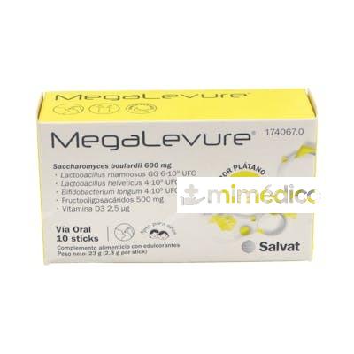 MEGALEVURE PLATANO 10STICKS SALVAT