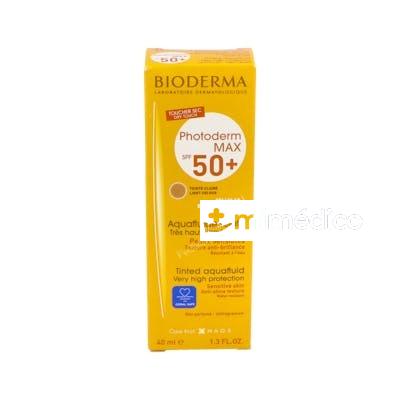 PHOTODERM MAX AQUAFLUIDE CLARO SPF50+ 40ML. BIODERMA