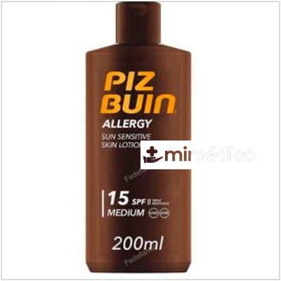 ALLERGY LOCION SOLAR SPF15 200ML. PIZ BUIN