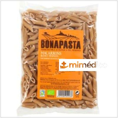 MACARRONES DE ESPELTA BLANCOS 500GR. ECO BONAPASTA