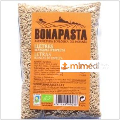 LETRAS DE ESPELTA BLANCAS 250GR. ECO BONAPASTA