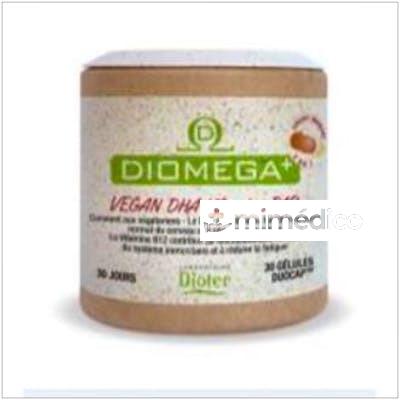 DIOMEGA VEGAN DHA+ VIT B12 30CAP. DIOTER