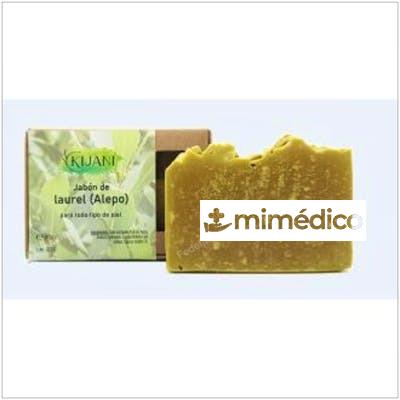 JABON EN PASTILLA DE LAUREL (ALEPO) 80GR. KIJANI