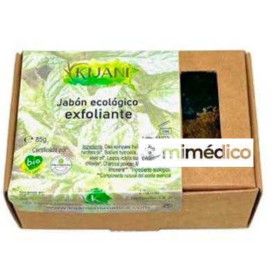 JABON EXFOLIANTE CARBON ACTIVADO 80GR KIJANI