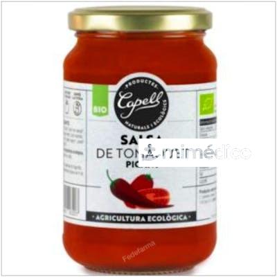 SALSA DE TOMATE PICANTE 6UDSX350GR. ECO CAPELL