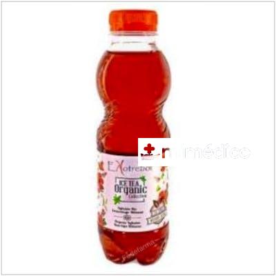 TE DE ESCARAMUJO HIBISCO SIN TEINA 500ML. BIO EKOTREBOL