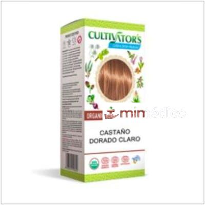 CASTANO DORADO CLARO TINTE ORGANICO 100GR. ECOCERT CULTIVATORS