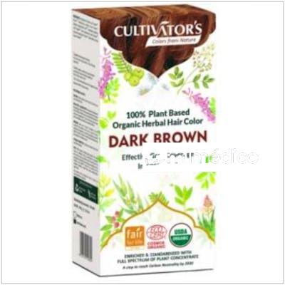 CASTANO DORADO OSCURO TINTE ORGANICO 100GR ECOCERT CULTIVATORS