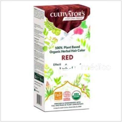 PELIRROJO TINTE ORGANICO 100GR. ECOCERT CULTIVATORS