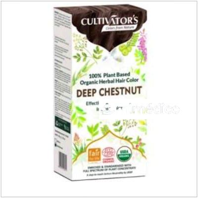 CASTANO OSCURO TINTE ORGANICO 100GR. ECOCERT CULTIVATORS