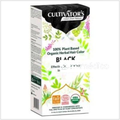 NEGRO TINTE ORGANICO 100GR. ECOCERT CULTIVATORS
